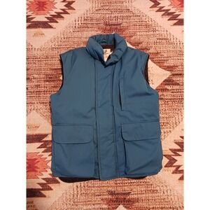 Cabela's Goose Down Puffer Vest Mens smal Premier Northern Snaps Outdoor